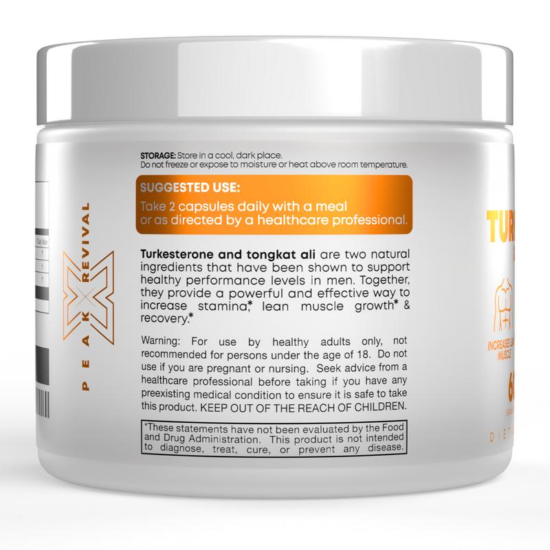 Turkesterone & Tongkat Ali Supplement